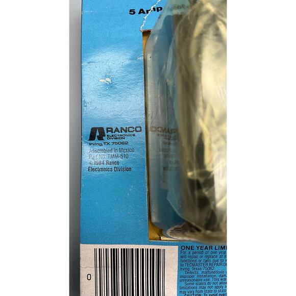 NOS Ranco Tecmaster Ceiling Fans Control Fully Variable TMM-510 Controller 5amp - Picture 3 of 5